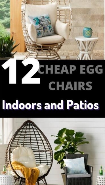 12 Cheap Egg Chairs For Indoors and Patios - Inspired Beauty