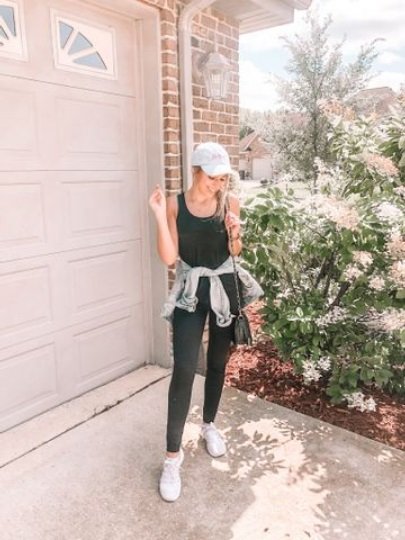 sporty outfits with leggings