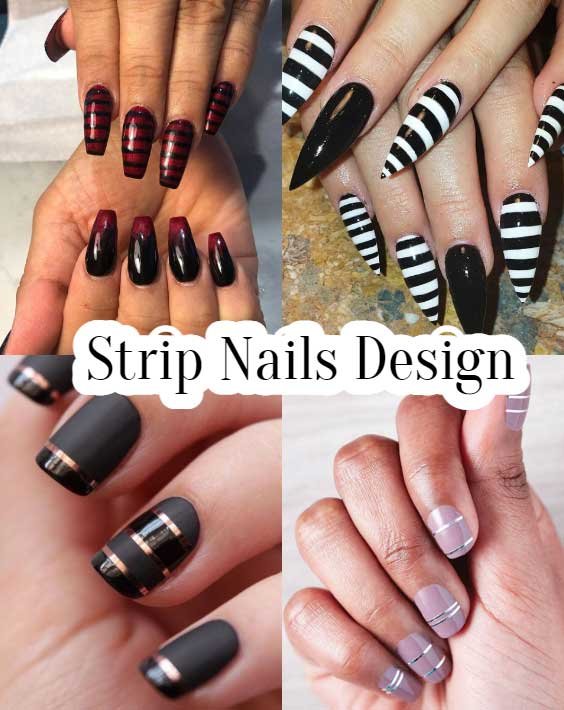 Beautiful Strip Nail Design Ideas Just for You