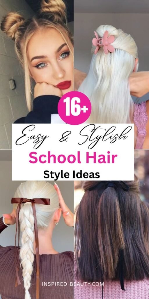 16 Easy Hairstyles For Back to School