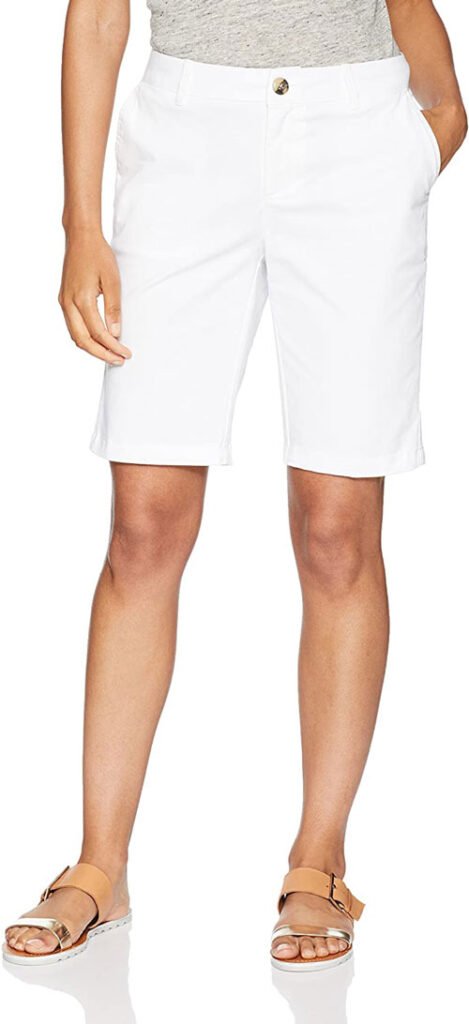 Inseam Bermuda Short outfit for over 50 woman