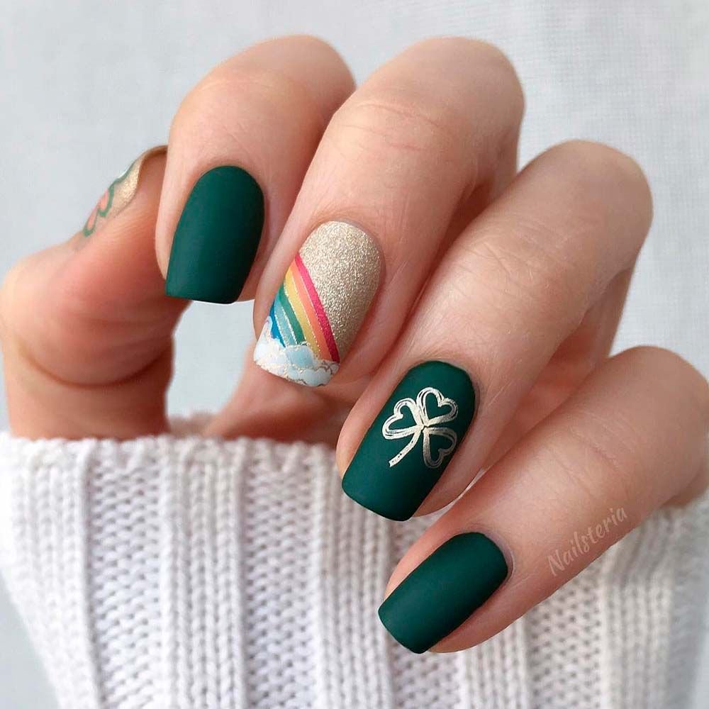 St Patrick's Day Nail Designs