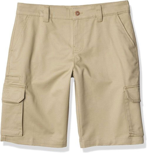 Relaxed Stretch Cargo Shorts Outfits for over 50