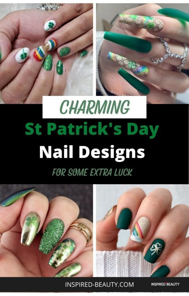 ST PARTRICKS NAIL DESIGNS 