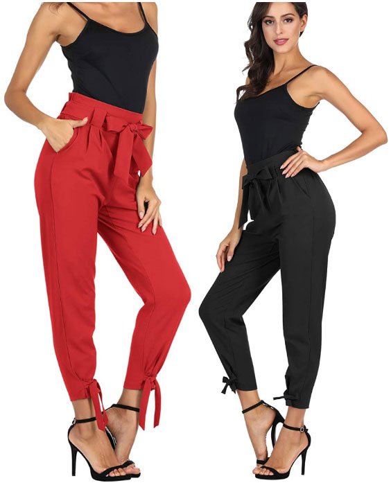 Hight Waist Pants, Heels, and Sleeveless Top Work Outfits for Women