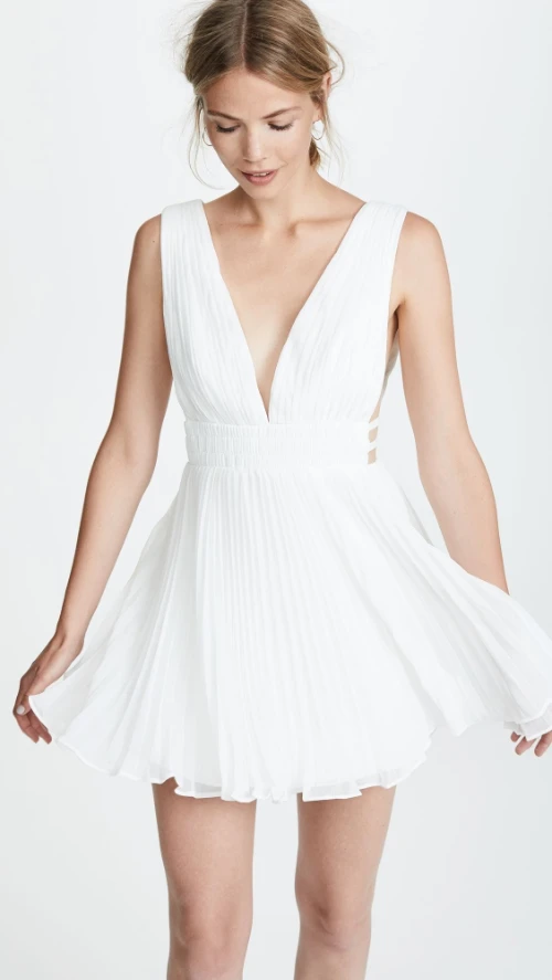 Flowywhite graduation dresses