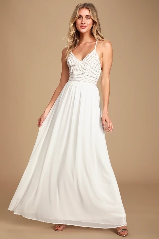 white prom dress ideas