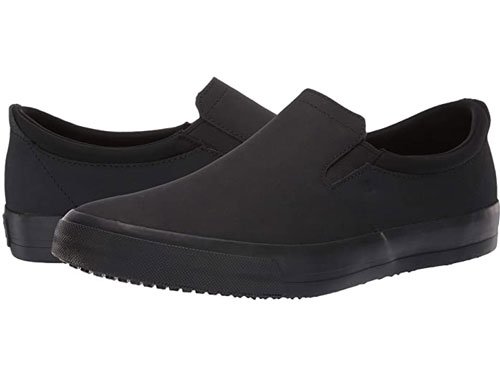 Black slip-on sneakers 