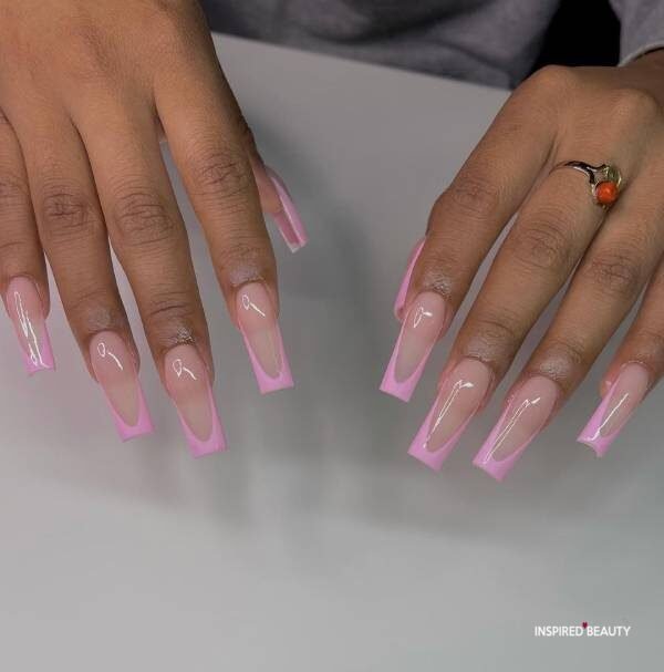 Pink French tip