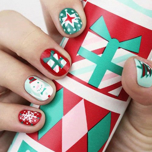 Christmas Nail Art Designs
