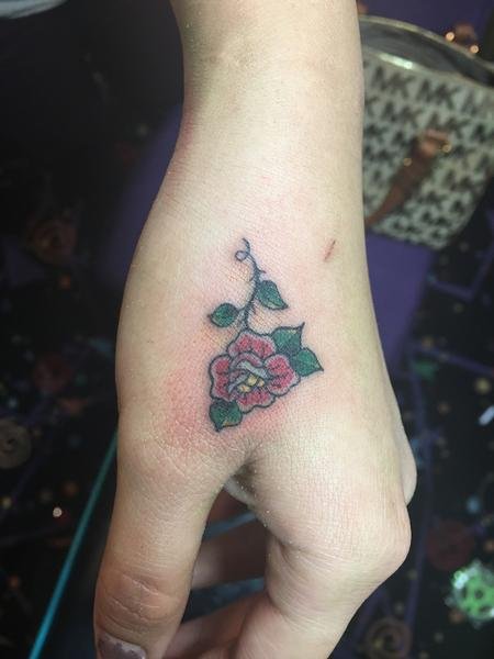 Cute Rose Tattoo Design - Inspired Beauty