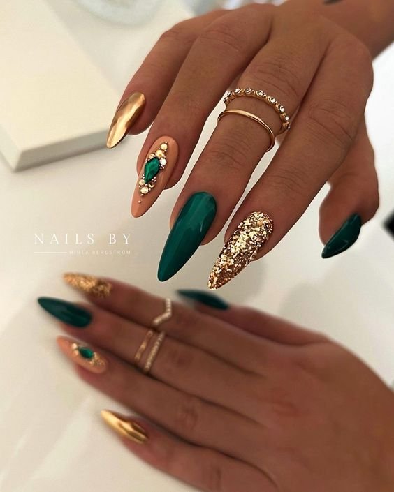Gold and Green Combo