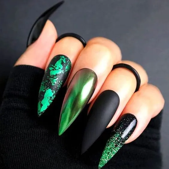 Chrome Ombre and Black