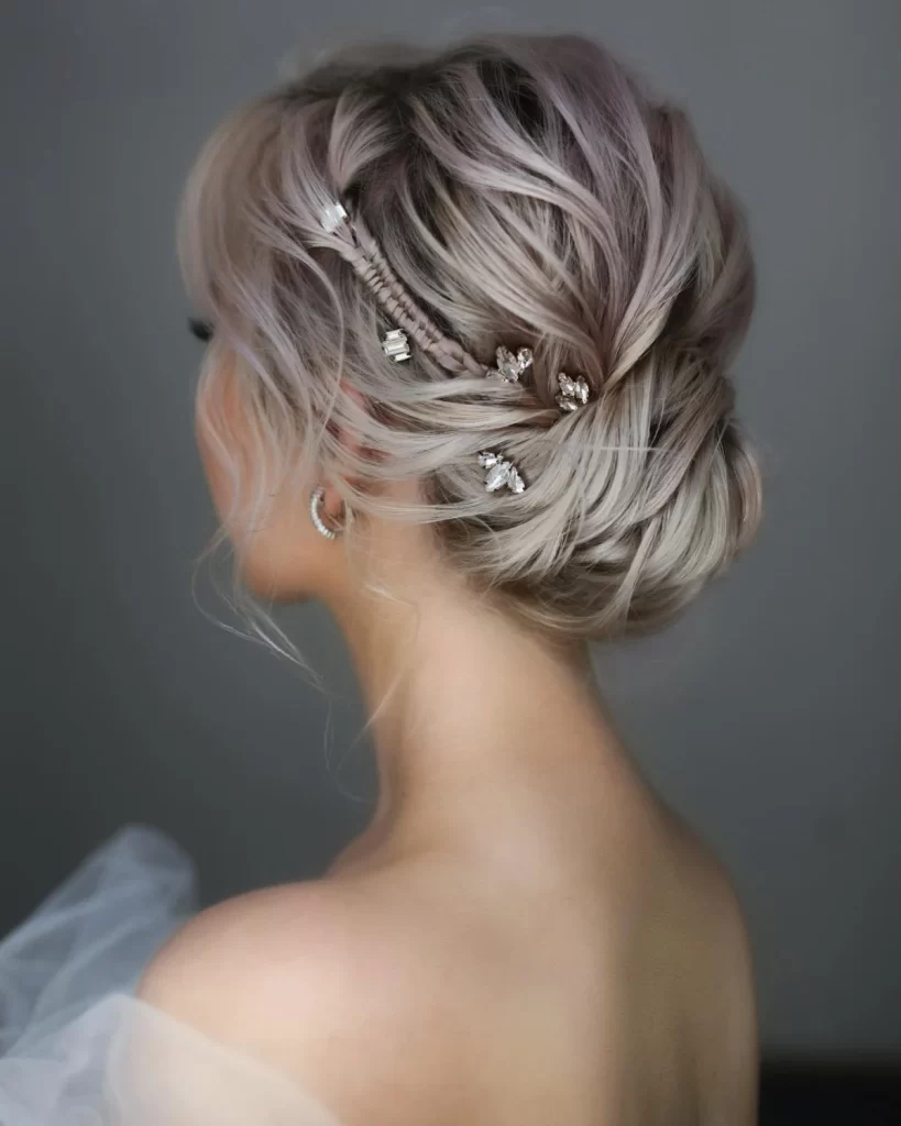 chic prom bun hair updo