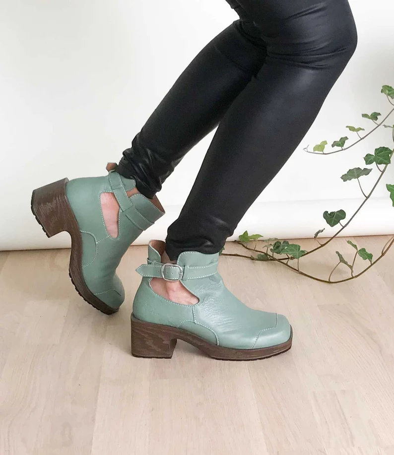 Ankle Boot Fashion Clogs for Shoes for Older Women