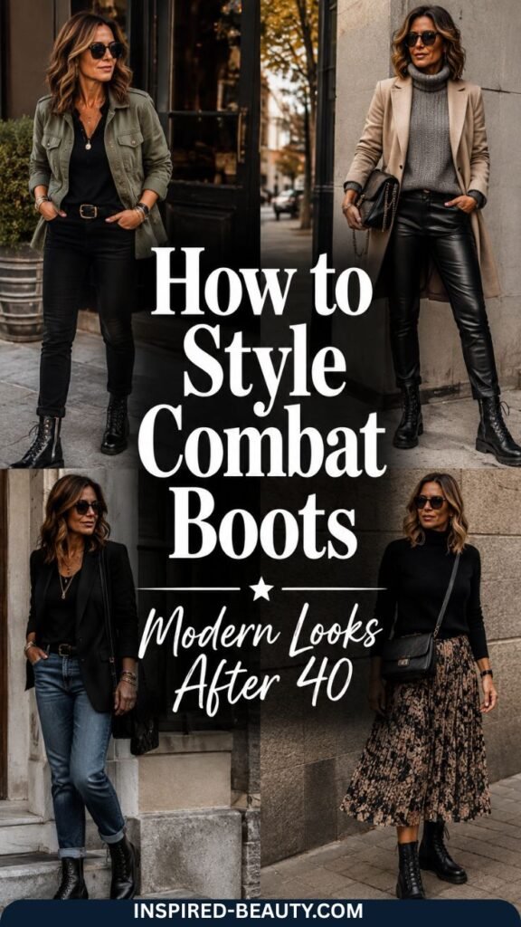 How to Wear Combat Boots Over 40