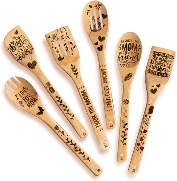 Mothers Day Gifts for Mom wooden spoons for Cooking