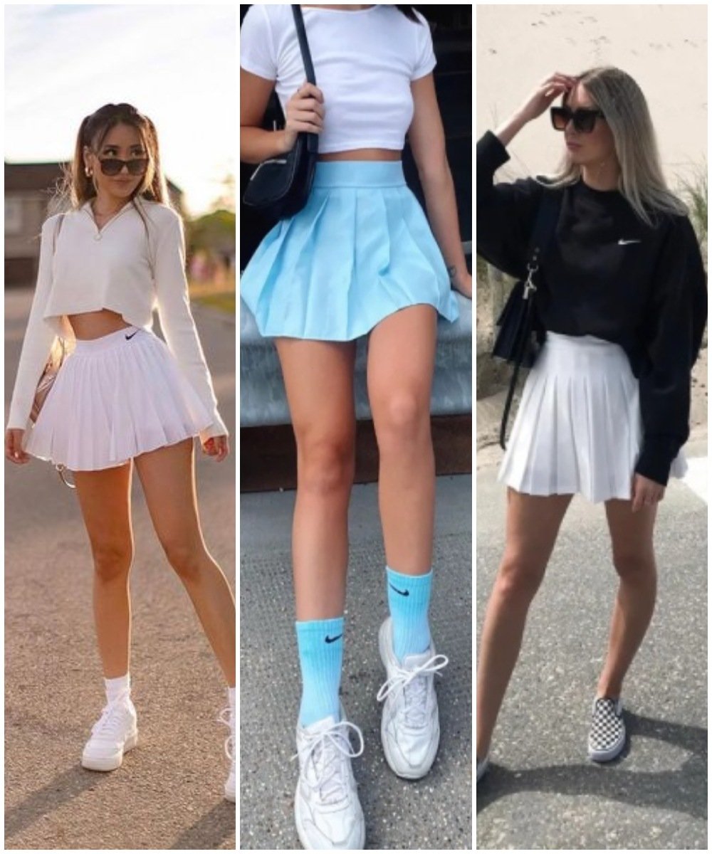 34 Cute Aesthetic Tennis Skirt Outfits Perfect For Summer 2023 - Inspired  Beauty