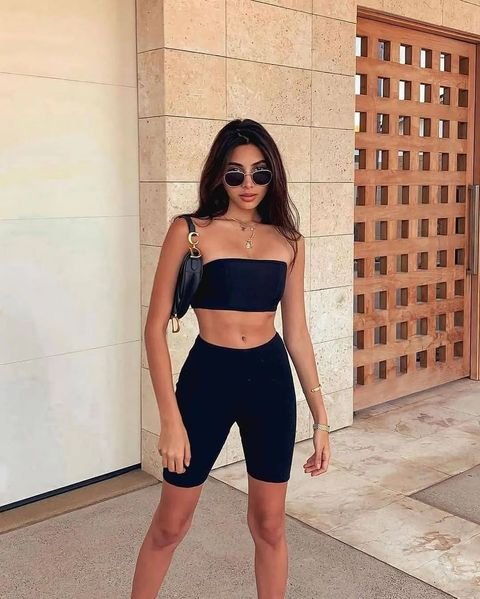 summer black outfits for women