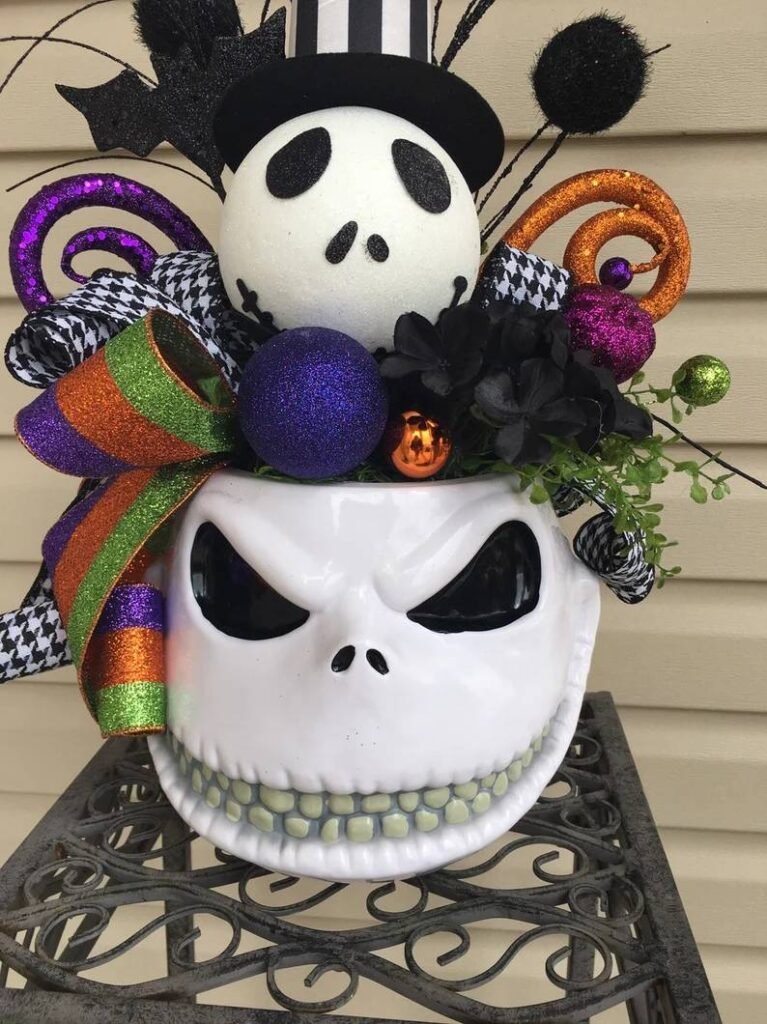 Halloween Wreath Jack Centerpiece