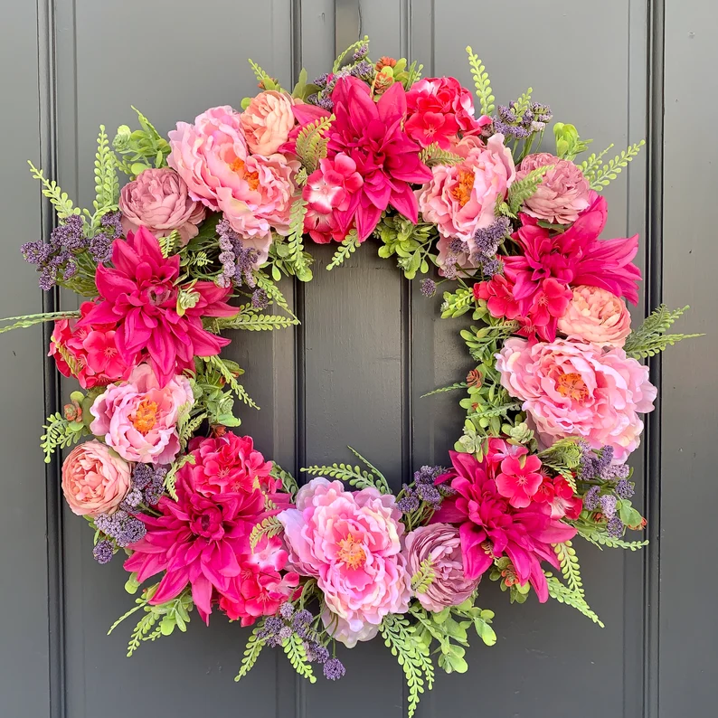 Summer Wreaths For Front Door Decoration