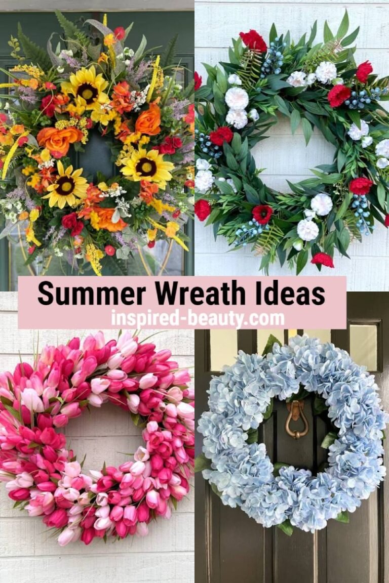 30 Summer Wreath Ideas Fresh and Festive Font Door Decor