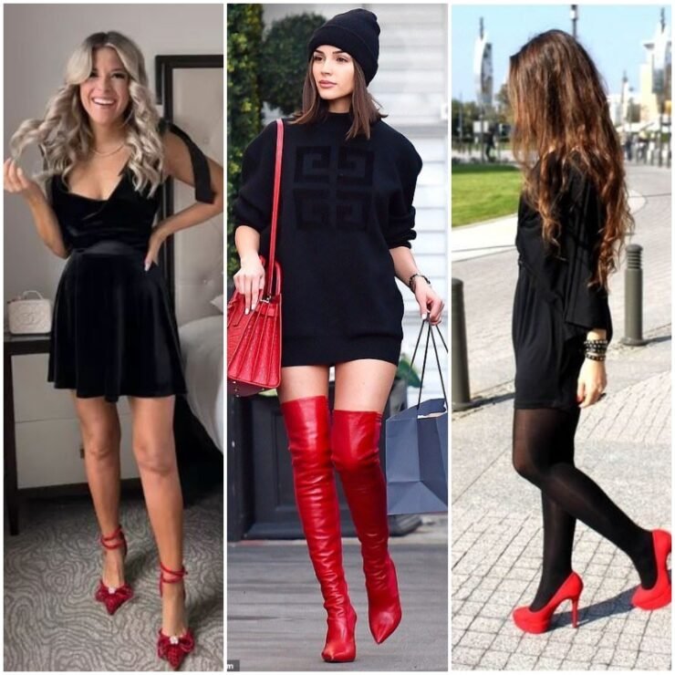 What Color Shoes To Wear With Black Dress Inspired Beauty