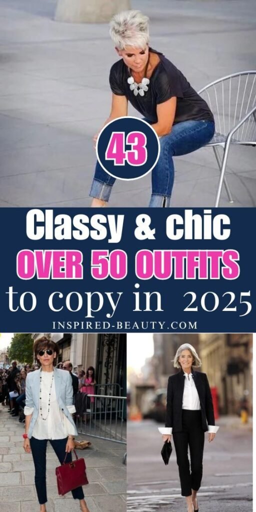 40+ Women over 50 and 60 Outfit to inspire your fashion with trends