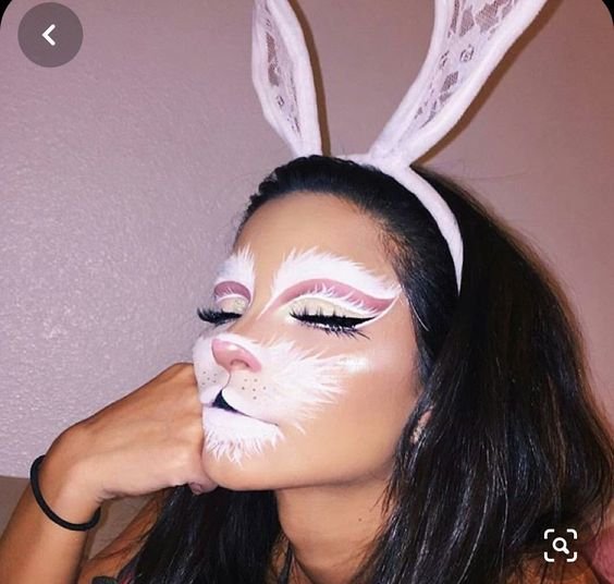 Cute bunny Halloween Makeup Ideas