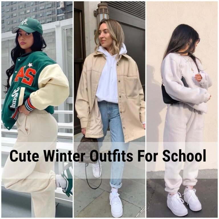 21 Amazing Cute Winter Outfits For School 2023
