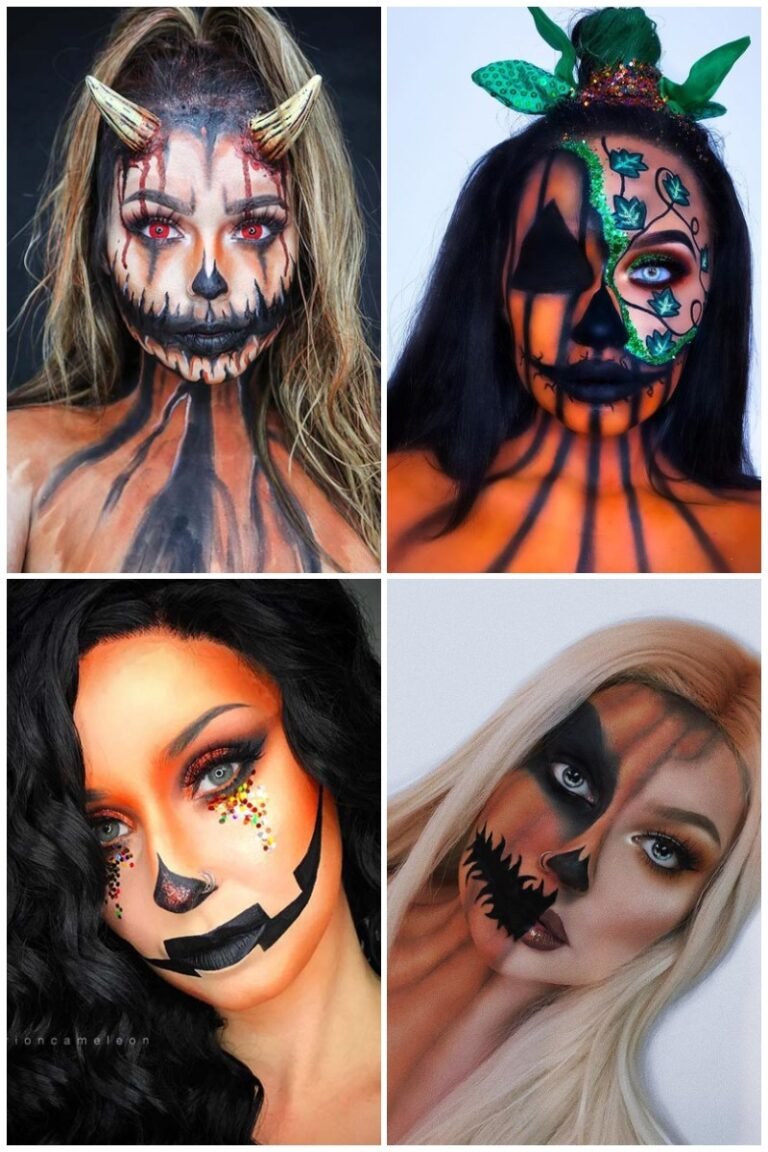 22+ Pumpkin Makeup Ideas for Halloween
