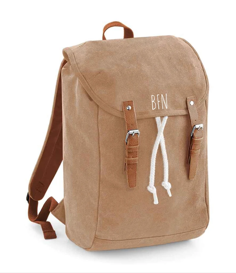 Rucksack Cotton Canvas Laptop Best Backpacks for College Girl