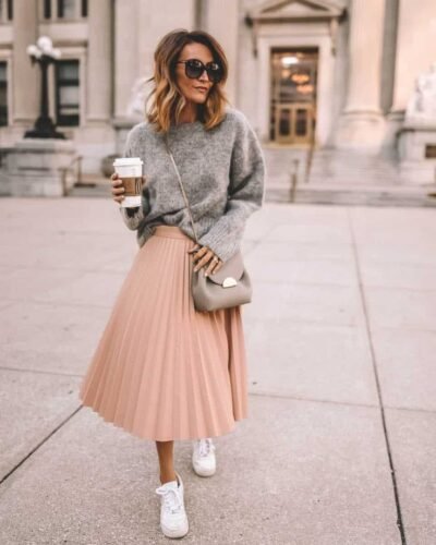 Skirt Outfits With Sweater - Inspired Beauty