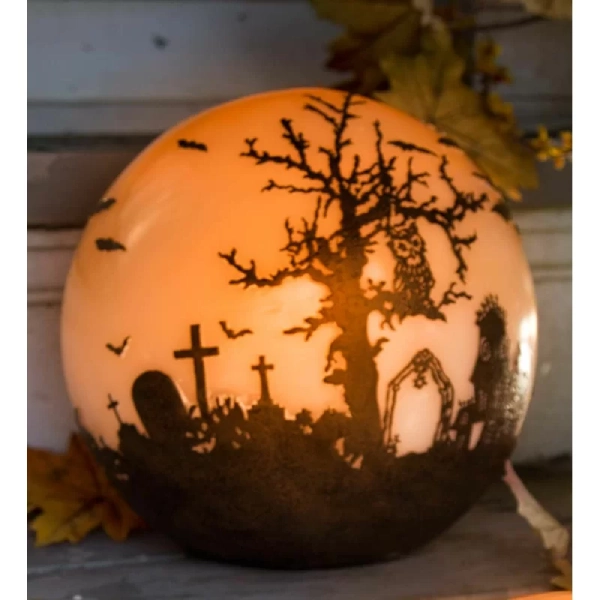 Halloween Glowing Orb Luminary Globe