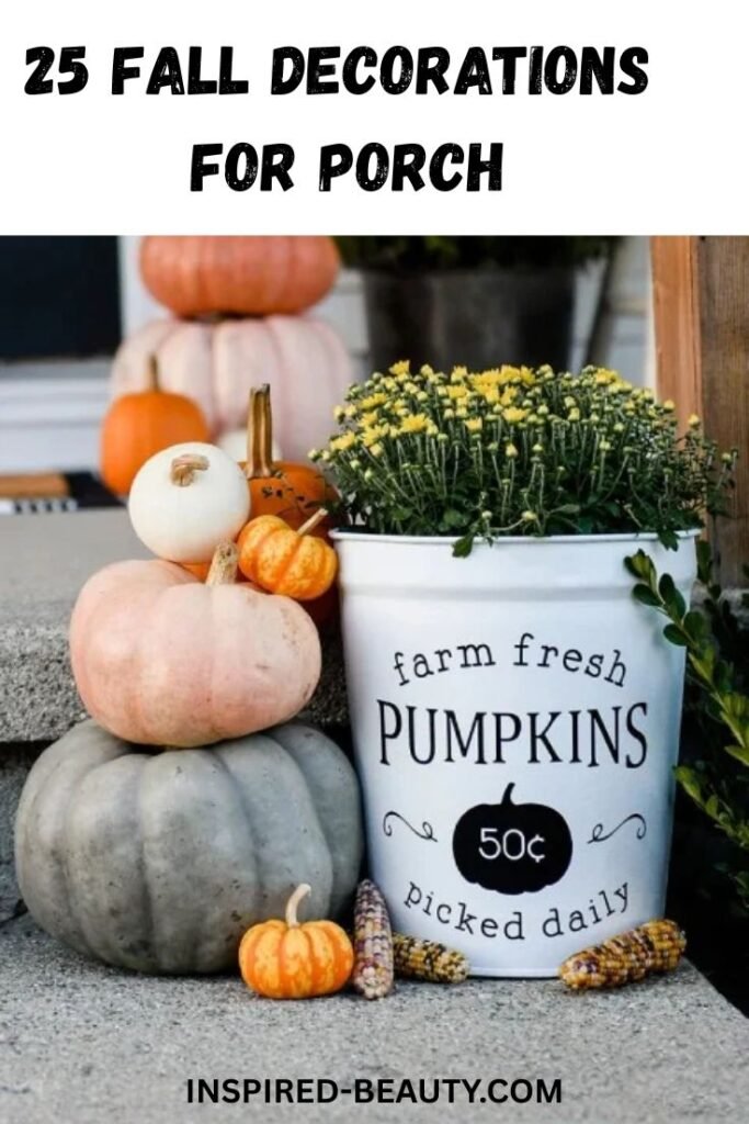 Fall Decorations For Porch and amazing look to make your home feel better.