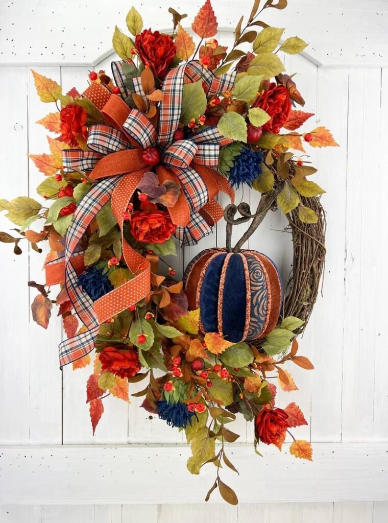 Fall Wreath for Front Door