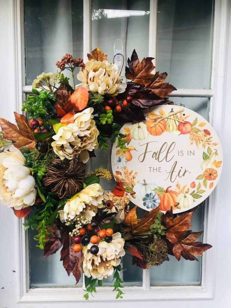 Fall Wreath Ideas with Florals