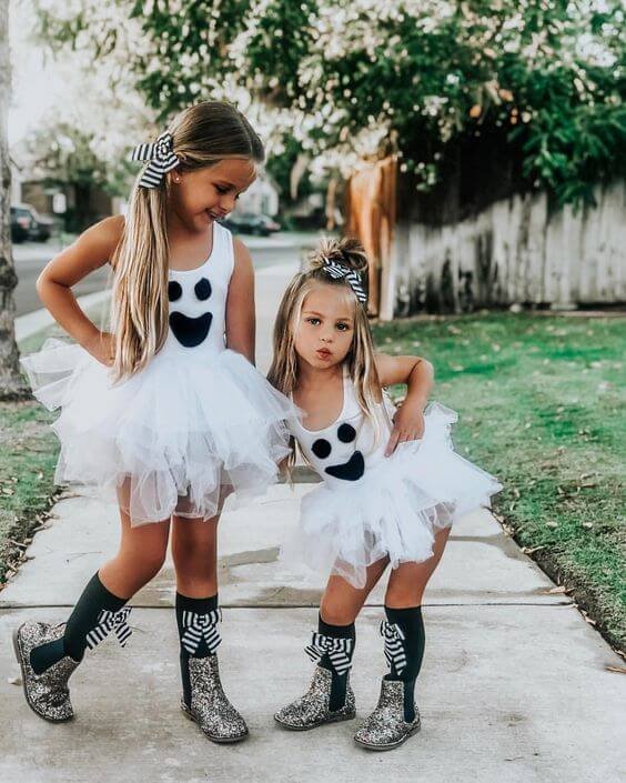 Ghost halloween costumes Kids ideas