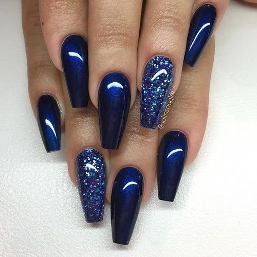 Midnight blue Nails