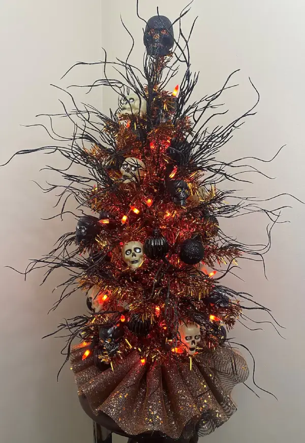 Prelit Halloween Tabletop Tree