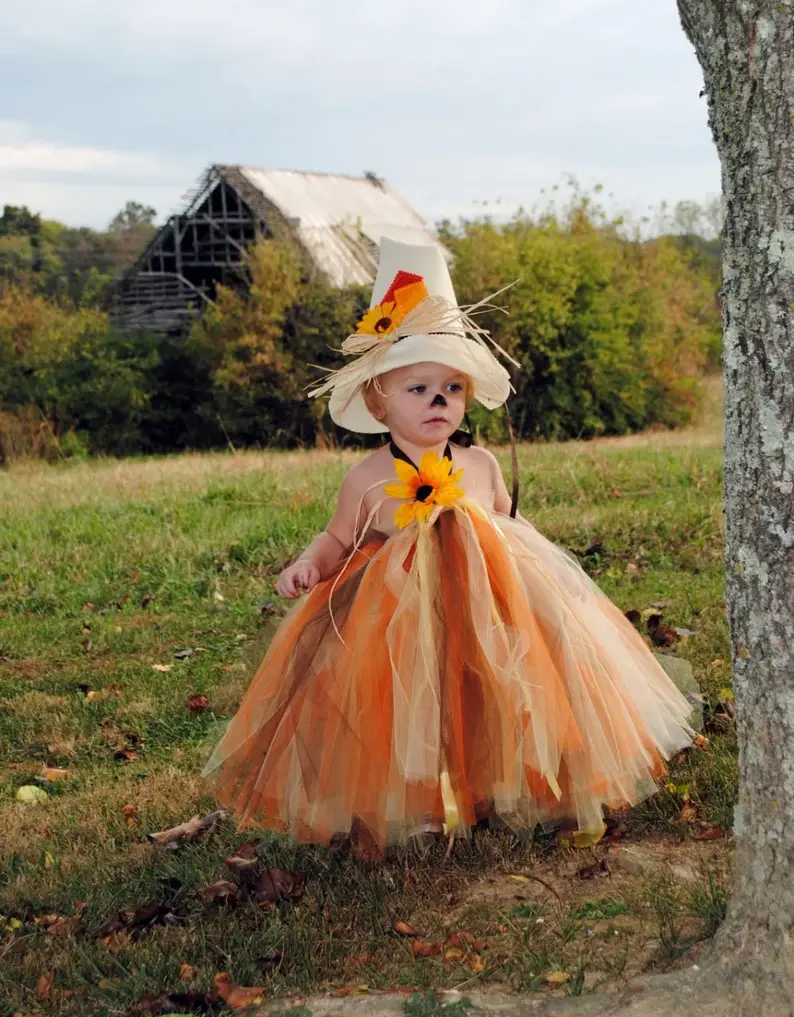 Scarecrow Tutu Dress - Wizard Of Oz Halloween Costume Ideas