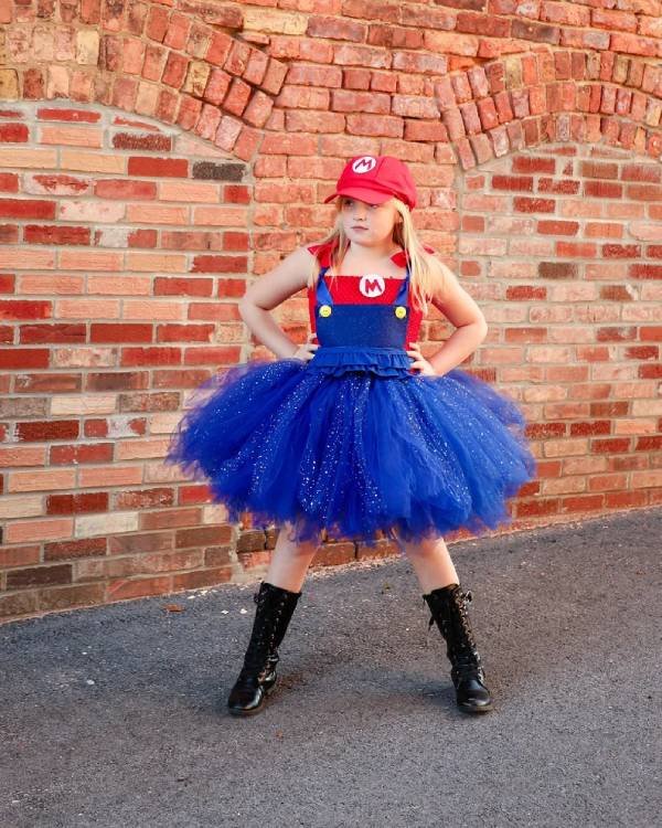 Super Mario Tutu Dress Girl Halloween Costume ideas