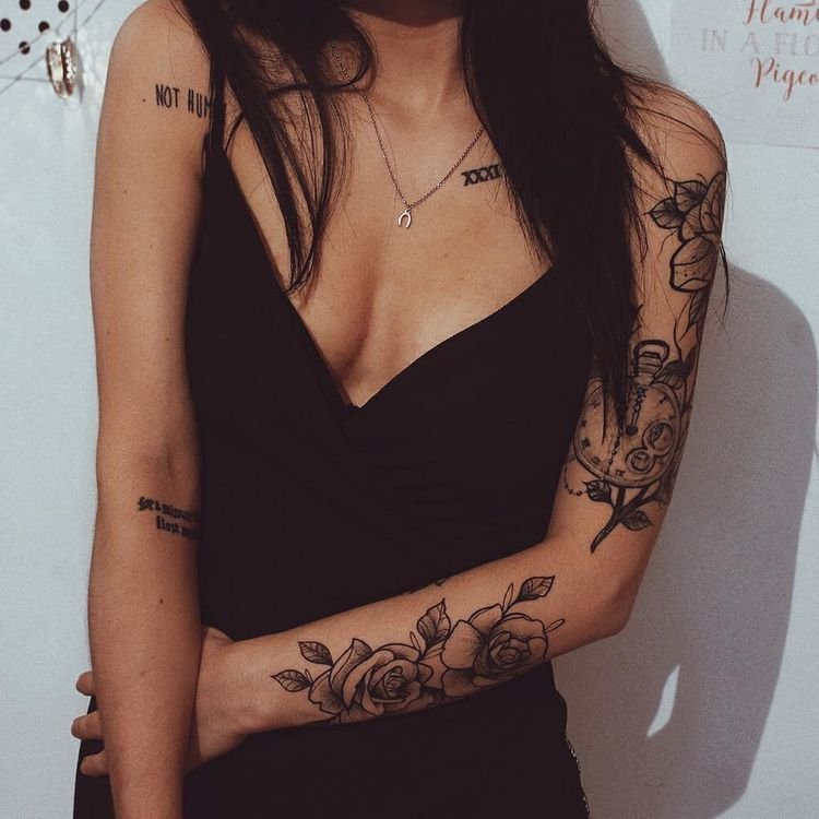 Full Sleeve tattoos for women