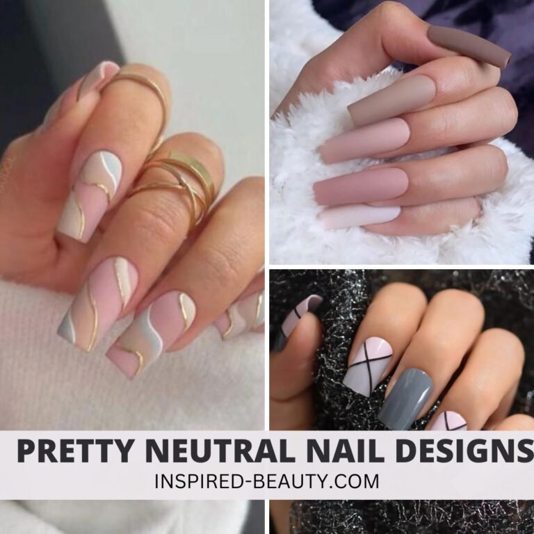22 Stunning Neutral Nails With Design Worth Trying