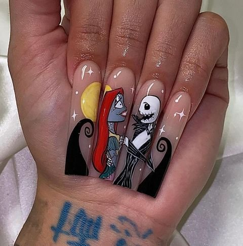 Halloween nails Character
