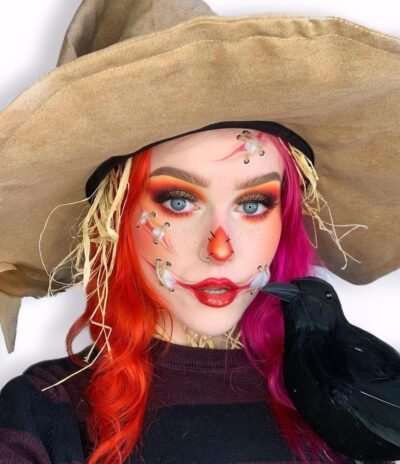 22 Scarecrow Makeup Ideas for Halloween - Inspired Beauty