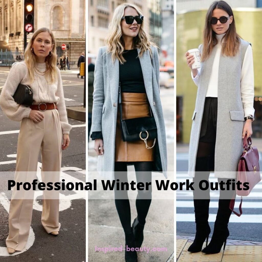 Professional Winter Work Outfits Inspired Beauty