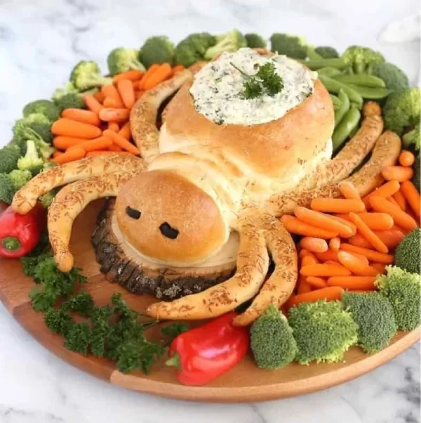 Spider Bread Dip Bowl