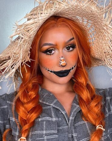 22 Scarecrow Makeup Ideas for Halloween - Inspired Beauty