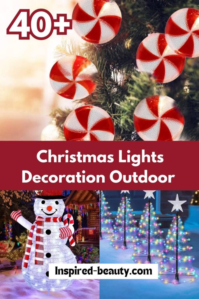 40+ Christmas Outdoor Lights inspo